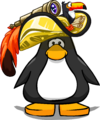 The Golden Pirate Hat on a player card.