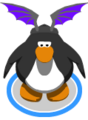 The Purple Bat Wings in-game.