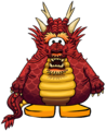 The Ancient Dragon on a player card.