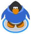 The Blue Turtleneck in-game.
