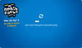 A login screen for the party.