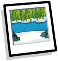Bamboo River Background icon.