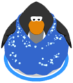 The Blue Dazzle Dress in-game.