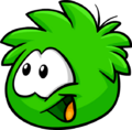 A Green Puffle.