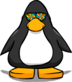 The Swirly Glasses on a player card.