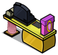 The Puffle Shop Till oriented towards left.