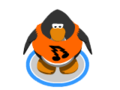 The Orange Rocker Shirt as seen in-game.