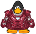 The Silver Centurion Armor on a player card.