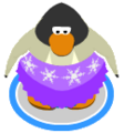 The Snowy Sky Dress in-game.
