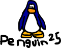 My first drawing of a penguin.