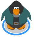 The Frankenpenguin Costume in-game.