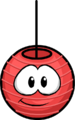 The Happy Lantern as a red puffle.