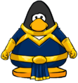 The Valiant Suit on a player card.