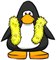 The Yellow Feather Boa on a player card.