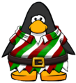 The Peppermint Suit on a player card.