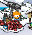 The wild Orange Puffle is back! ...Something's wrong...