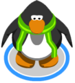 The Green Trendy Scarf in-game.