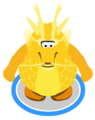 The Ancient Gold Dragon in game.