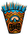 Blue Tiki Mask