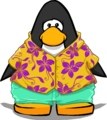 The Floral Shirt on a player card.