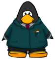 The Holiday Conductor Uniform on a player card.