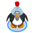 The Knight Helmet in-game.
