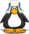 The Blue Fuzzy Hat on a player card.