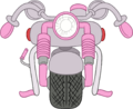 Pink Motorbike