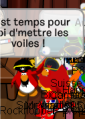 Rockhopper spotted during the party.