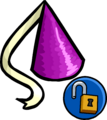 The unlockable version of the Amethyst Hat.