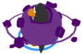 The Asteroid Costume in-game.