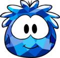 Blue Crystal Puffle Costume After participating the food fight in the Beach.