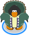 The Green Parka in-game.