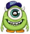 The Mike Costume on a player card.
