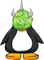 The Three Horned Green on a player card.