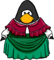 The Victorian Dress on a player card.