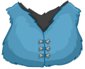 Fuzzy Blue Vest