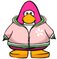 The Daisy Zippered Hoodie on a player card.
