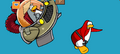 Sensei using using the Aqua Grabber on another player.