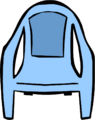 Blue Plastic Chair