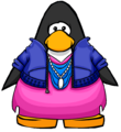 The Pink Dance-off Dress on a player card.