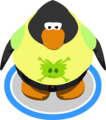 The Punk Puffle Outfit in-game.