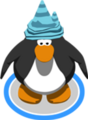 The Ice Party Hat in-game.