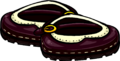 Burgundy Buckle Shoes