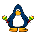 The Festive Maracas on a Player Card.