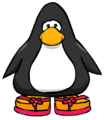 The Magenta Sandals on a player card.