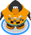 The Orange Skater Outfit in-game.