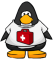 The Provide Medical Help T-Shirt on a player card.