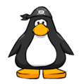 The Puffle Bandana on a player card.