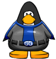 The Shadow Guy Costume on a player card.